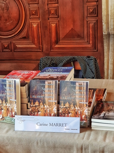 Carine Marret écrivain Livres en Vignes Château du Clos de Vougeot Napoléon et Joséphine